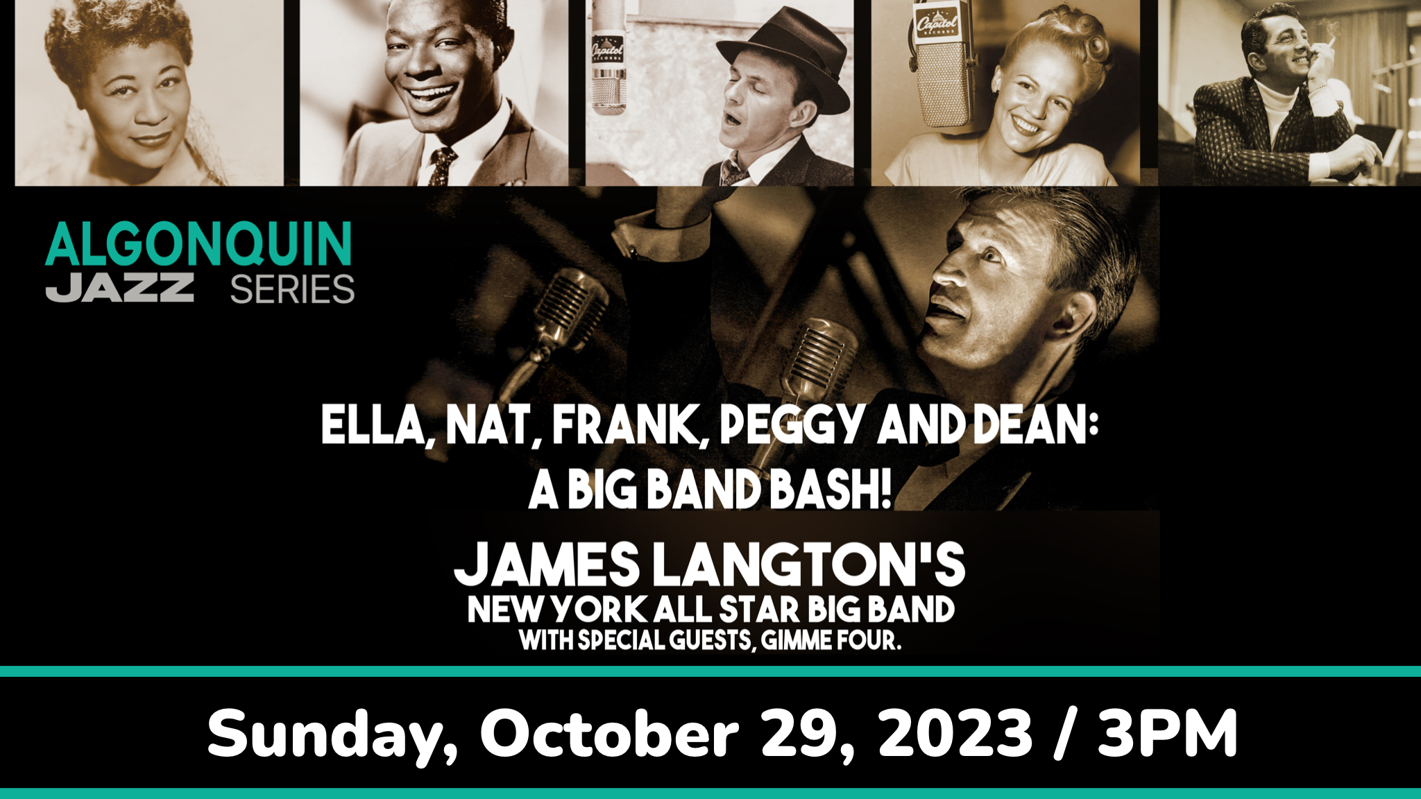 Ella, Nat, Frank, Peggy and Dean: A Big Band Bash!